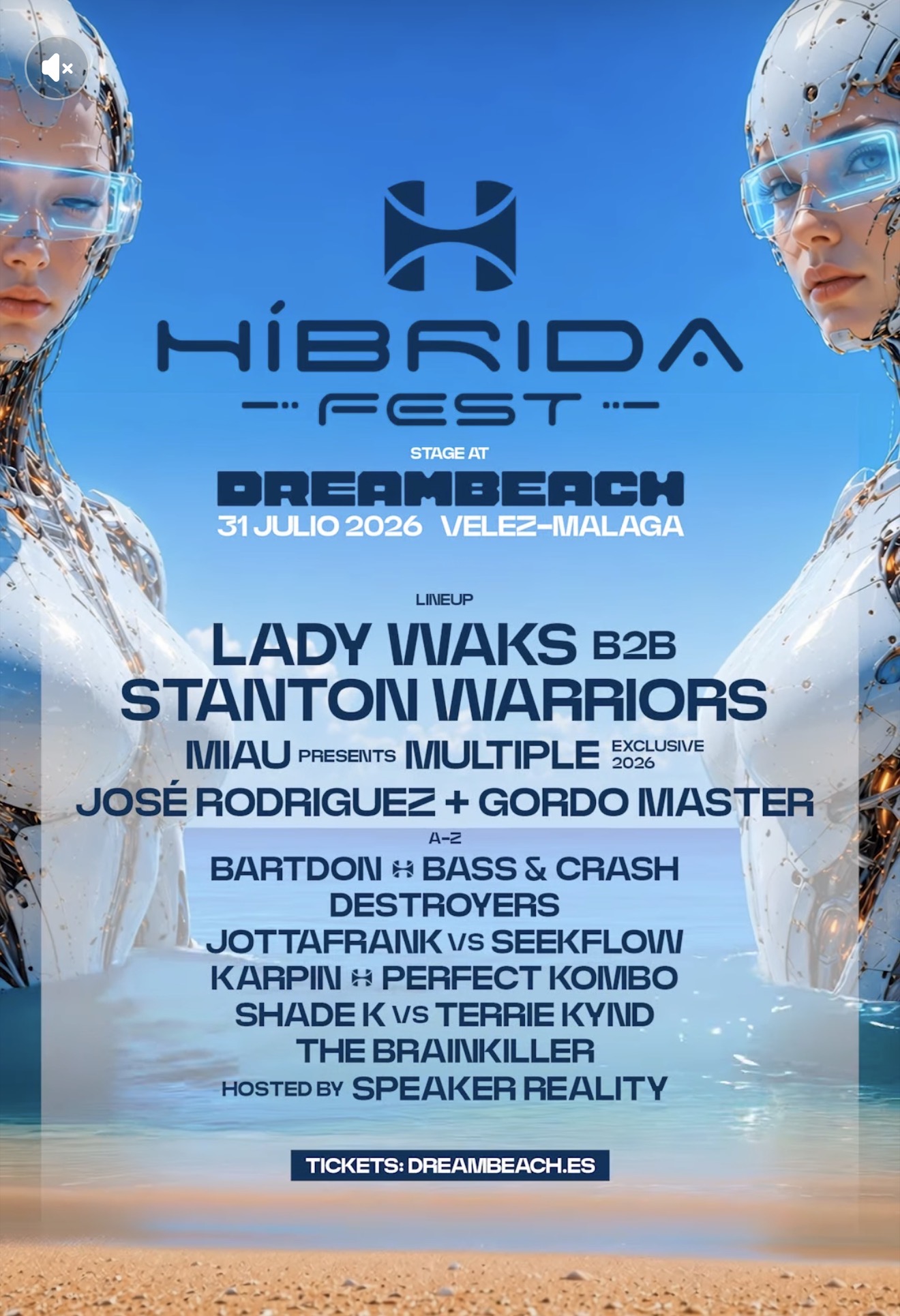 Híbrida Fest 2026 poster · Vélez-Málaga · 31 Jul 2026
