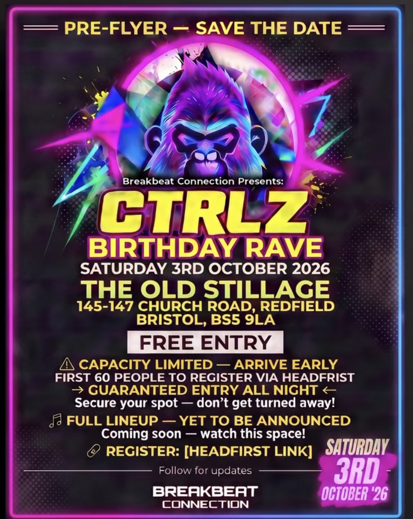 CTRLZ Birthday Rave